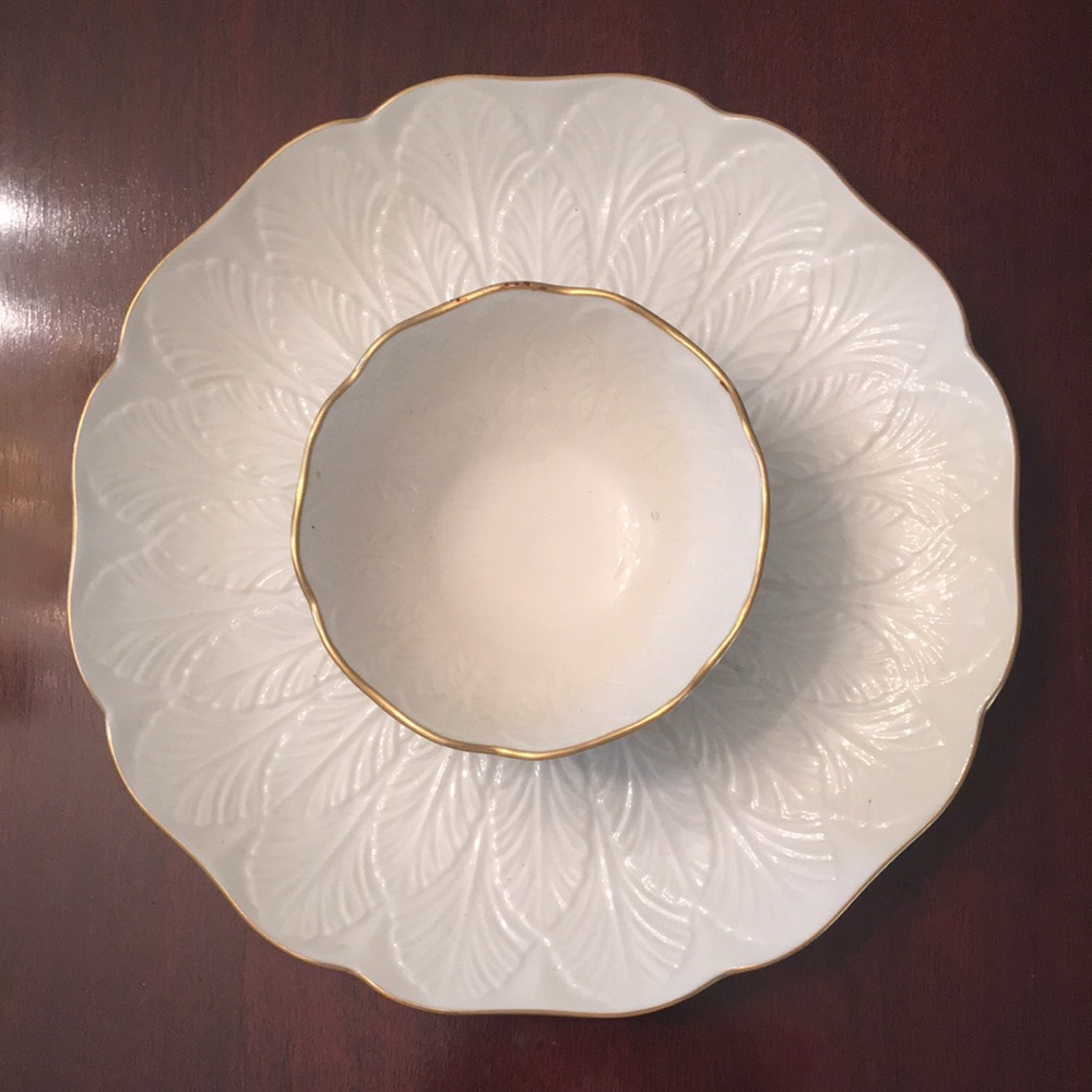Lenox Chip and Dip Serving Platter.